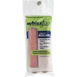 Whizz 6-1/2" Pink Polyester 1/2" Nap Mini Roller 2Pk
