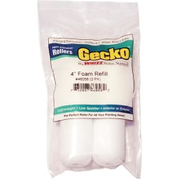Whizz 4" Gecko White Foam Mini Roller 2Pk