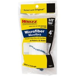 Whizz 4" Xtrasorb Microfiber Blue Stripe 3/8" Nap Jumbo Mini Roller