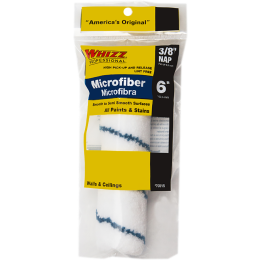 Whizz 6" Xtrasorb Microfiber Blue Stripe 3/8" Nap Jumbo Mini Roller