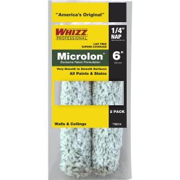 Whizz 6" x 3/8" Nap Microlon Mini Roller 2pk
