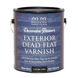 Modern Masters 1gal Dead Flat Varnish Exterior Clear Top Coat