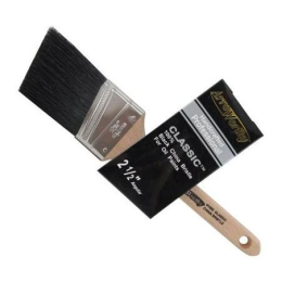 ArroWorthy 2-1/2" Black China Bristle Classic Professional Angle Sash Paint Brush