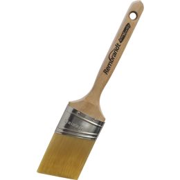 ArroWorthy 3" Rembrandt NYLYN Polyester Semi-Oval Angle Sash Paint Brush