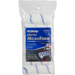 ArroWorthy 4" x 9/16" Nap Microfiber Jumbo Cage Roller Covers- Contractor (6pk)