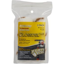 ArroWorthy 4" x 3/8" Nap Glossdel Plus Jumbo Cage Mini Roller Covers (2pk)