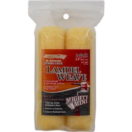 ArroWorthy 6-1/2" x 1/2" Nap Lamdel Weave Jumbo Cage Roller Covers (2 per Pack)