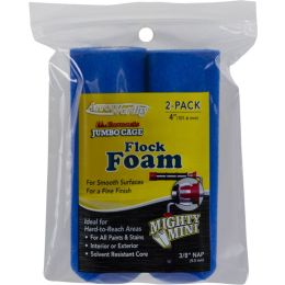 Arroworthy 4" x 3/8" Nap Flock N Foam Roller Cover (2pk)