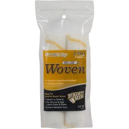 ArroWorthy 6-1/2" x 3/8" Nap Woven-Gold Stripe Mini Roller Covers (2 per Pack)