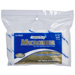 ArroWorthy 4" x 9/16" Nap Microfiber Mini Roller Covers - Contractor 10pk