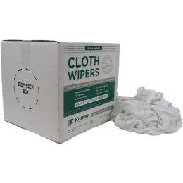 Kamen 4lb Box New White Cotton Knit Rags
