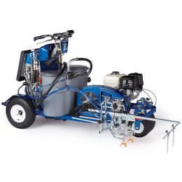 Graco LineLazer V 250DC HP Automatic Series Dual Color Self-Propelled Gas Hydraulic Airless Line Striper w/ Two Automatic Guns