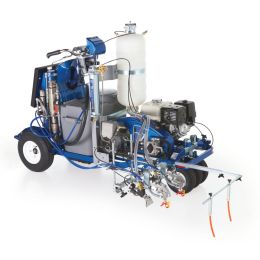 Graco LineLazer V 250SPS HP Reflective Series Self-Propelled Gas Hydraulic Airless Line Striper & Pressurized EZ Bead System w/ Two AutomaticGuns & OneTank