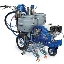 Graco LineLazer V 200DC Standard Series Dual Color Gas Hydraulic Mechanical Airless Line Striper w/ Two Manual Guns