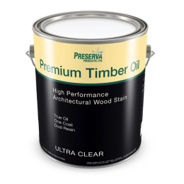 Preserva 1gal Ultra Clear Premium Timber Oil Exterior Wood Stain