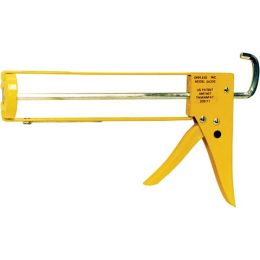 Dripless 10oz Hex Rod Skeleton Caulk Gun w/10:1 Thrust Rtio