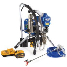 Graco ES 500 Battery-Powered Airless Stencil Rig w/ Two DeWalt Batteries