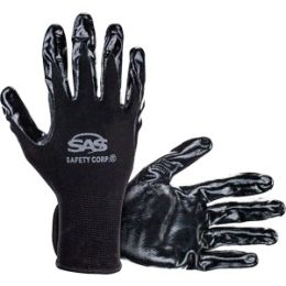SAS Med PawZ 15-Gauge Nitrile Coated Cotton Palm Gloves