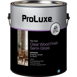 ProLuxe 1gal Semi-Gloss Clear Interior Wood Finish Brushing Lacquer