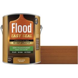 Flood 1gal Dark Walnut Easy Seal Semi-Transparent Alkyd Oil-Based Stain