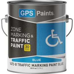 GPS Paints 1gal Blue Zone Marking & Traffic Paint