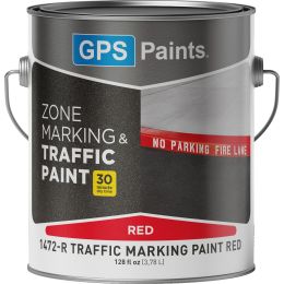 GPS Paints 1gal Red Zone Marking & Traffic Paint