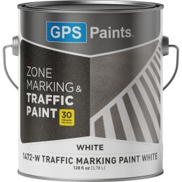 GPS Paints 1gal White Zone Marking & Traffic Paint