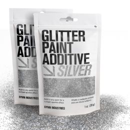 SYMN Industries 1oz Silver Glitter Paint Additive