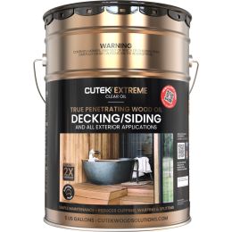 CUTEK 5gal Clear Extreme High Performance Oil-Based Wood Stabilizer