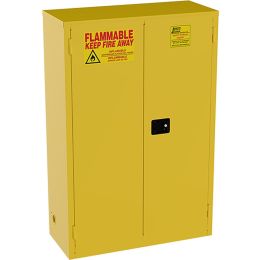 Jamco 18" x 43" x 65" Yellow Flammable Liquid Storage Safety Cabinet w/Manual Close Door