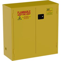 Jamco 18" x 43" x 44" Yellow Flammable Liquid Storage Safety Cabinet w/Self Closing Door