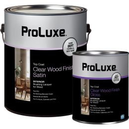 ProLuxe Clear Interior Wood Finish Brushing Lacquers