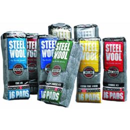 Rhodes American Steel Wool 16 Pad Poly Sleeves