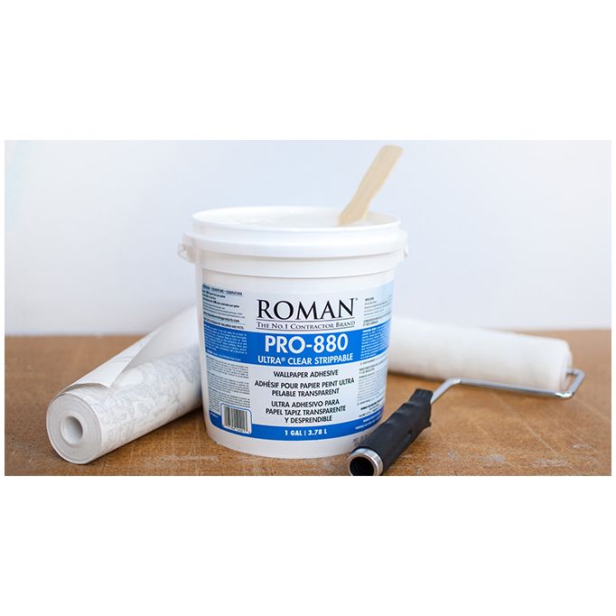 Roman PRO-880 Qt Ultra Clear Premium Wallpaper Adhesive