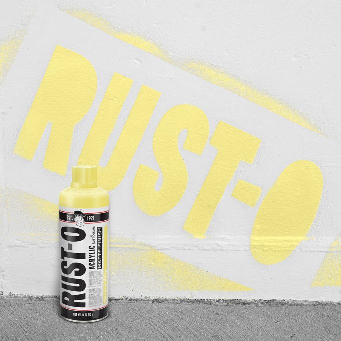 Rust-Oleum 11oz Rust-O Matte Banana Whip Artist Spray Paint