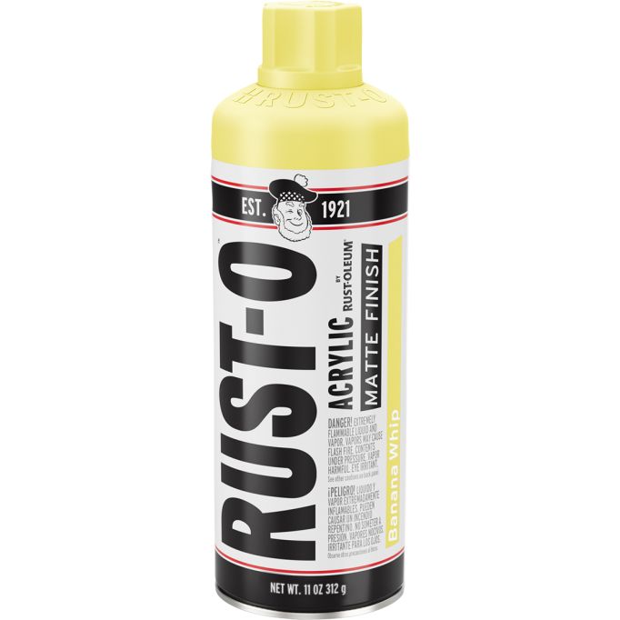 Rust-Oleum 11oz Rust-O Matte Banana Whip Artist Spray Paint