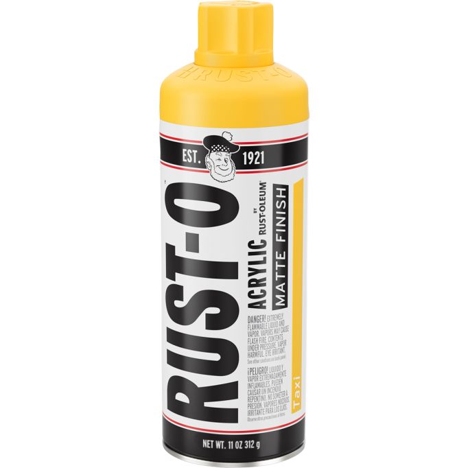 Rust-Oleum 11oz Rust-O Matte Taxi Artist Spray Paint