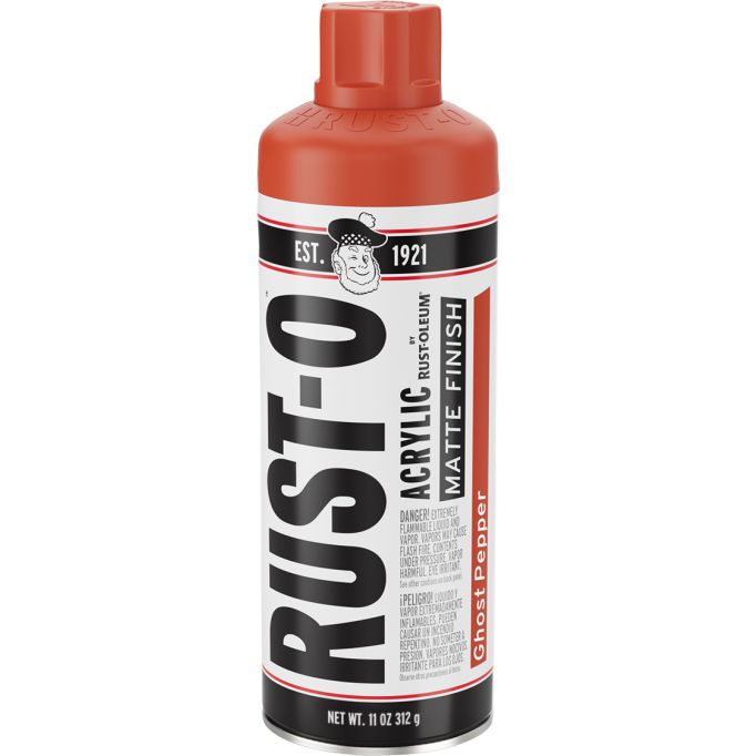 Rust-Oleum 11oz Rust-O Matte Ghost Pepper Artist Spray Paint