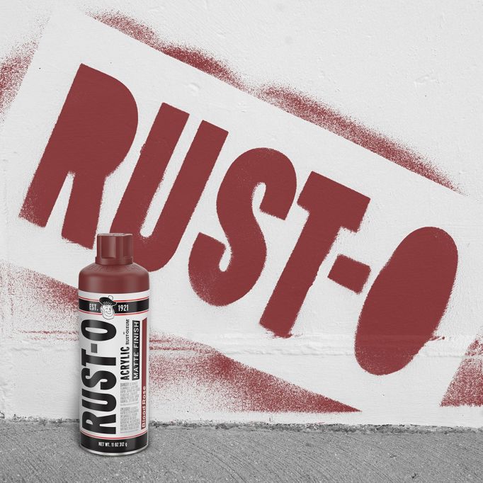 Rust-Oleum 11oz Rust-O Matte Blood Rose Artist Spray Paint