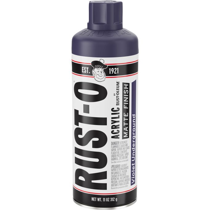 Rust-Oleum 11oz Rust-O Matte Violet Underground Artist Spray Paint