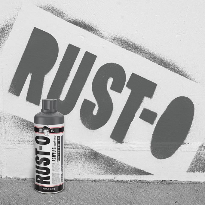 Rust-Oleum 11oz Rust-O Matte Coal Chute Artist Spray Paint