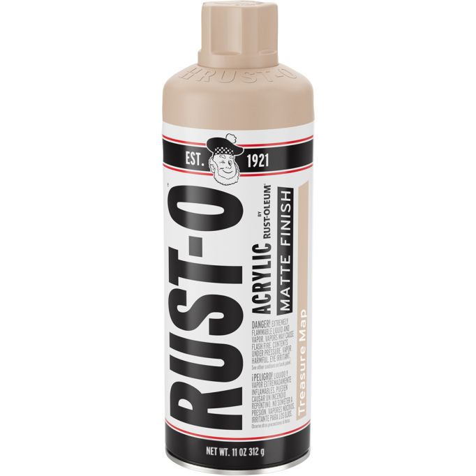 Rust-Oleum 11oz Rust-O Matte Treasure Map Artist Spray Paint