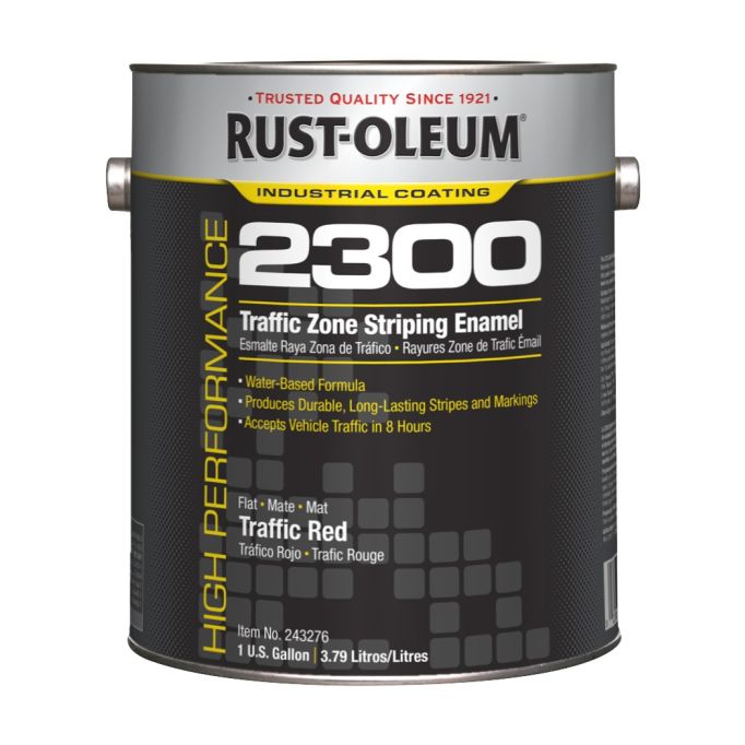 Rust-Oleum 1gal Flat Red Traffic and Zone Striping Paint