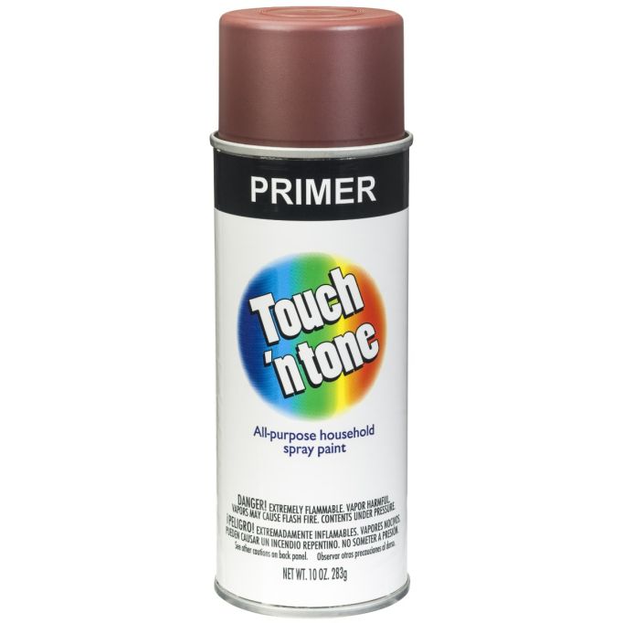 Derusto 10oz Red Oxide Primer Touch 'n Tone Spray Paint