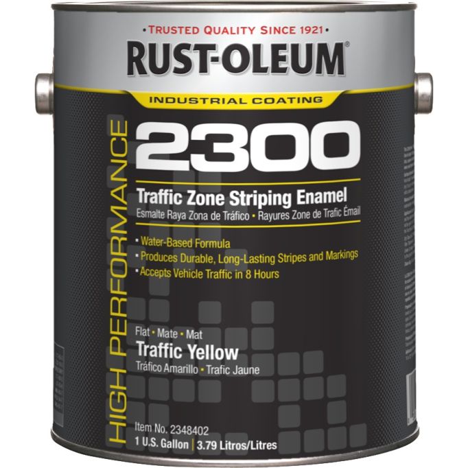Rust-Oleum 1gal Flat Yellow Traffic and Zone Striping Paint