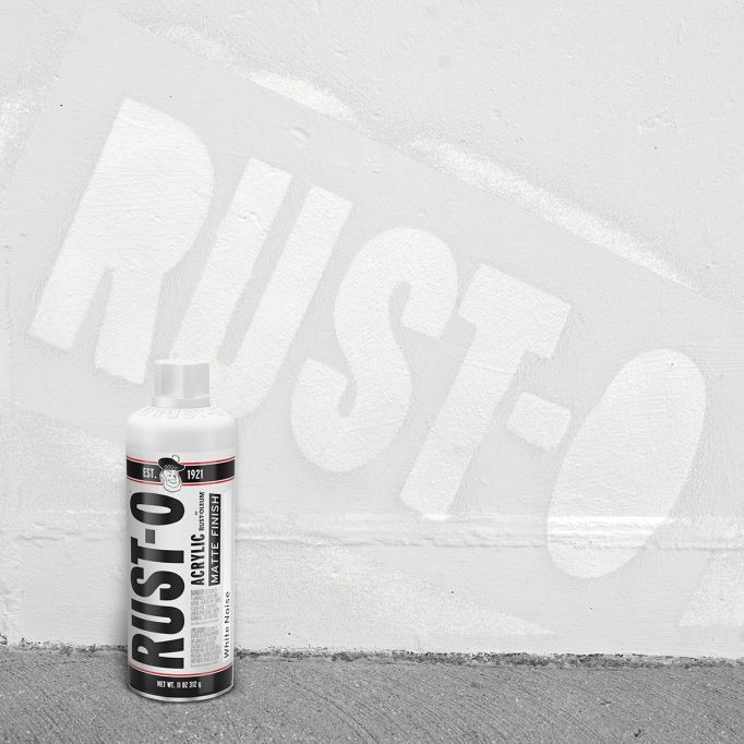 Rust-Oleum 11oz Rust-O Matte White Noise Artist Spray Paint