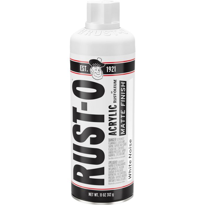 Rust-Oleum 11oz Rust-O Matte White Noise Artist Spray Paint