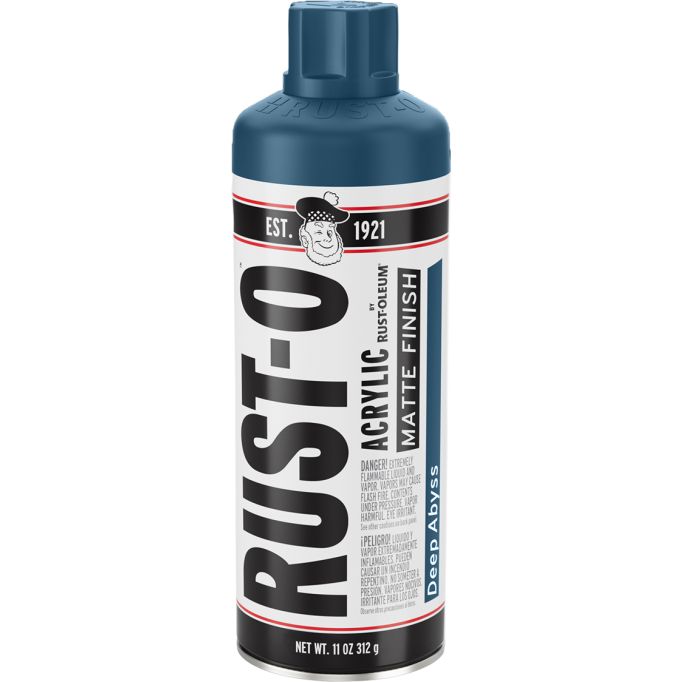 Rust-Oleum 11oz Rust-O Matte Deep Abyss Artist Spray Paint