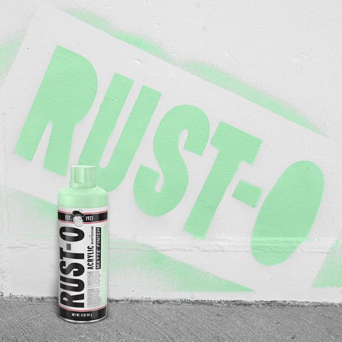 Rust-Oleum 11oz Rust-O Matte Hint Of Mint Artist Spray Paint