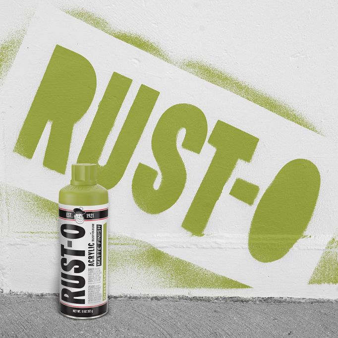 Rust-Oleum 11oz Rust-O Matte Grass Stain Artist Spray Paint